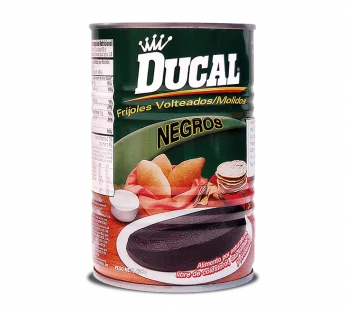 Frijoles negros de seda volteados (Ducal)