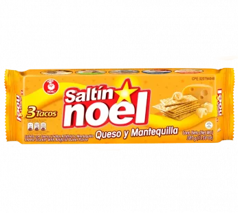 Galleta Saltín Noel de queso y mantequilla
