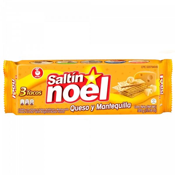 Galleta Saltín Noel de queso y mantequilla
