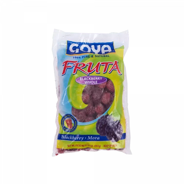 Fruta mora congelada