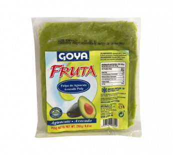 Pulpa de fruta aguacate