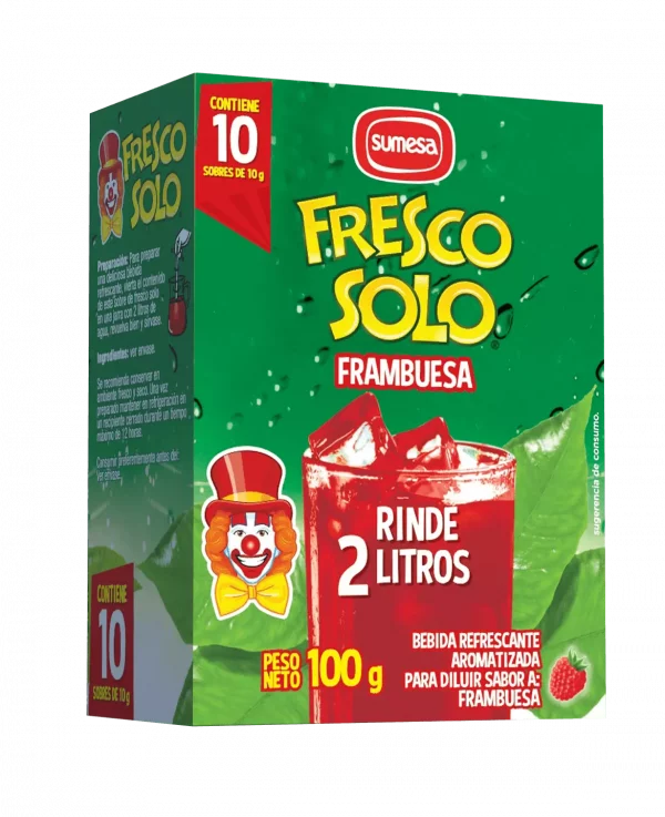 Frescosolo sabor frambuesa