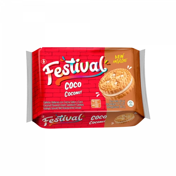 Galletas Festival de coco