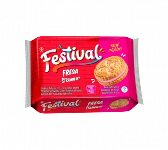 Galletas Festival de fresa