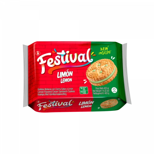 Galletas Festival de limón