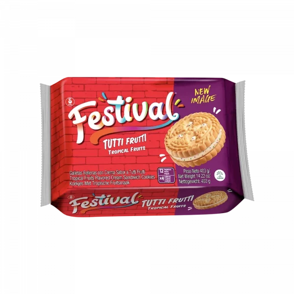 Galleta Festival de tutti fruti