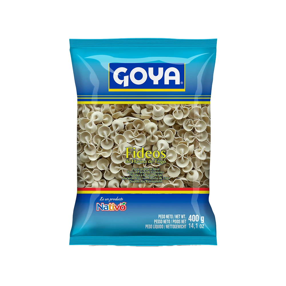 Fideos lazo de tamaño grande