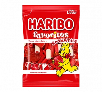 Haribo favoritos red & white