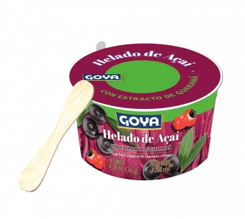 Helado de fruta açai