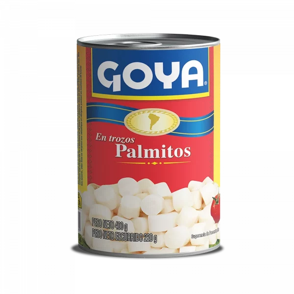 Palmitos en rodajas