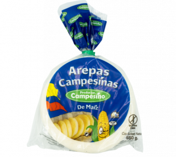 Arepas campesinas de maiz