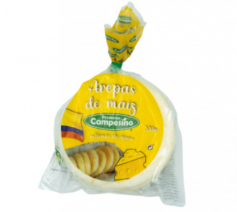 Arepa de maíz rellena de queso